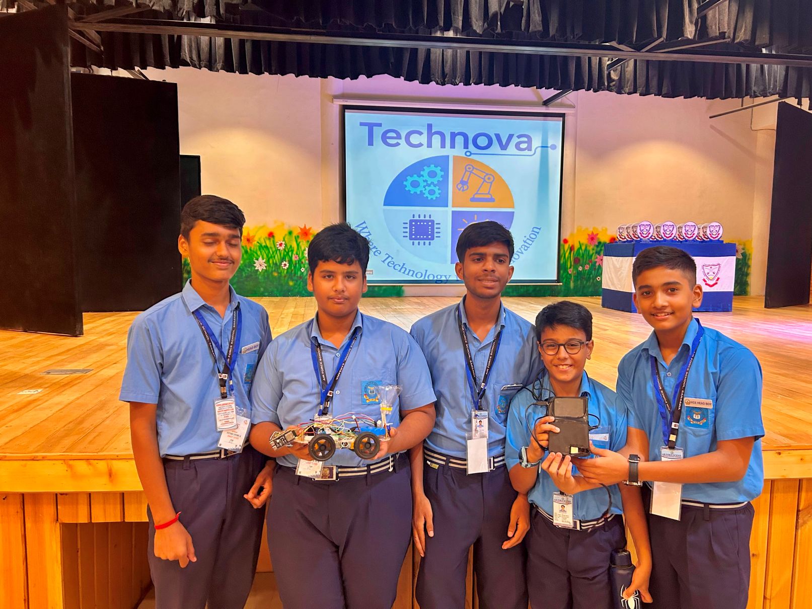 Thired Prize at Technova 3.0 held at Saint Soldiers Divine Public School Panchkula