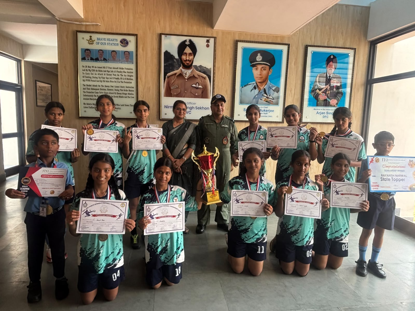 Under-17 Girls Football Team won the WAC Football Championship